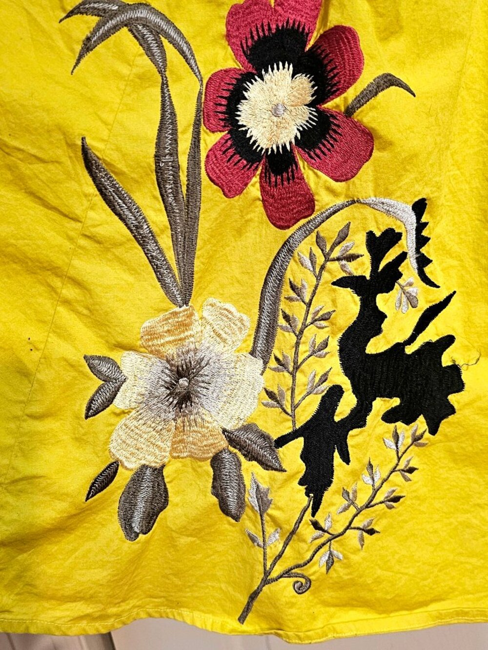 Retro-Inspired Girls from Savoy Sleeveless Dress w/ Exquisite Embroidery 16W - Picture 6 of 8